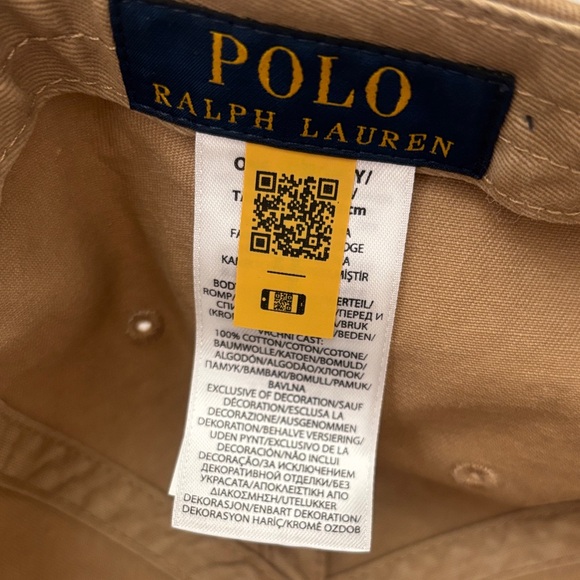 Polo by Ralph Lauren Men's Tan Cap - Picture 2 of 2
